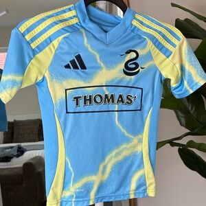 Kids Blue and Yellow Sports Shirt